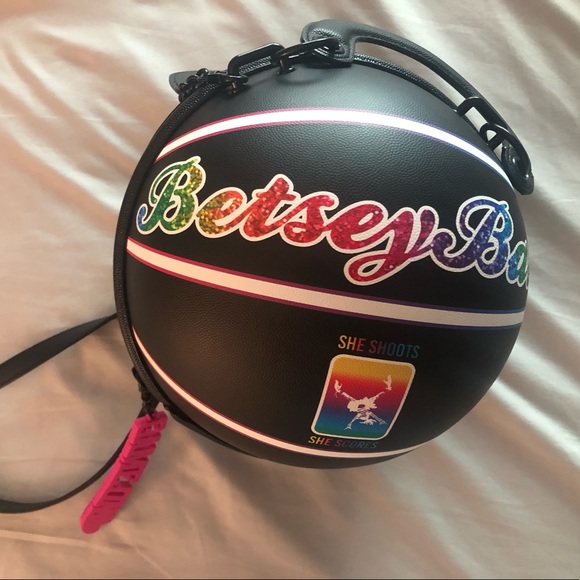 Betsey Johnson Basketball Handbag New without Tags - Picture 1 of 4